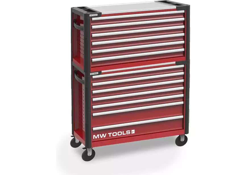 1299-teiliger XXL-Werkzeugsatz im Werkzeugwagen GWB307 und in der Werkzeugkiste GTB306